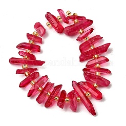 Природных кристаллов кварца бисер нитей G-F800-E10