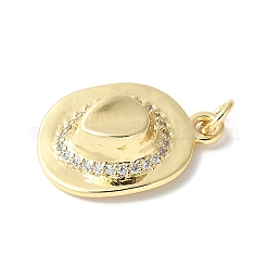 Латунные микропаве прозрачные подвески с фианитом&nbsp;X-ZIRC-I071-11G