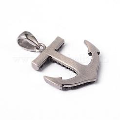 Подвески из хирургической нержавеющей стали 316 со стразами STAS-L184-043