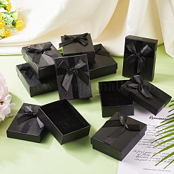 Прямоугольные бумажные подарочные коробки с бантом CON-TAC0010-89D