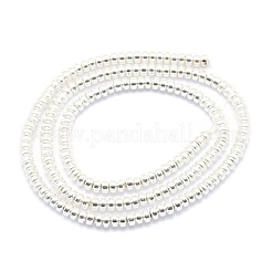 Гальванизировать немагнитных синтетический гематит бисер пряди G-L485-04A-S