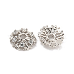 925 бусина из стерлингового серебра с микропаве из кубического циркония STER-U002-13P