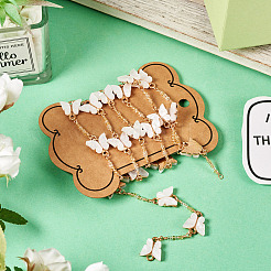 Акриловые цепочки-бабочки ручной работы длиной 1 м.&nbsp;CHC-TA0001-24B