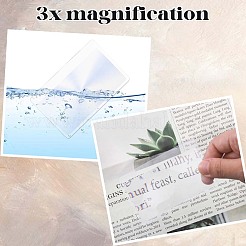 30 шт. ультратонкая ПВХ-закладка с увеличительными линзами&nbsp;AJEW-SP0002-34