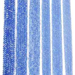 Chapelets de perles en verre électroplaqué&nbsp;EGLA-A044-T6mm-B14