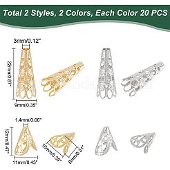 40 шт. 4-х видов колпачков из нержавеющей стали STAS-UN0039-79