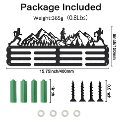 Бегущая тема железная вешалка для медалей настенная стойка для дисплея ODIS-WH0021-449