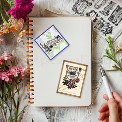 Прозрачные штампы из ПВХ с летней тематикой DIY-WH0631-0354