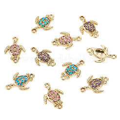 16 шт. подвески-соединители из сплава со стразами&nbsp;ALRI-TA0001-40