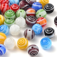 48шт стеклянные бусины миллефиори ручной работы LK-YW0001-02B