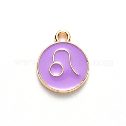 Pendentifs d'émail en alliage&nbsp;X-ENAM-S124-01A-01G