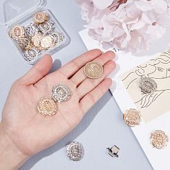 Застежки латунные коробки&nbsp;KK-FH0001-37