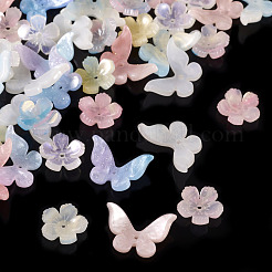 40 шт. 8 вида непрозрачных и прозрачных бусин из ацетата целлюлозы&nbsp;RESI-TA0003-51