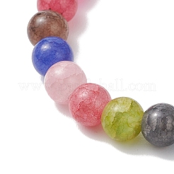 Браслеты с подвесками-крестиками из синтетической бирюзы&nbsp;BJEW-JB13099