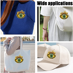 Стеклянные стразы из бисера пришить заплатки&nbsp;LS-PATC-WH0010-27