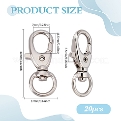 20 шт. Поворотные застежки из сплава&nbsp;FIND-PH0028-30