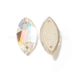 Форма глаза лошади пришить на стразах GLAA-A024-03C-001LA