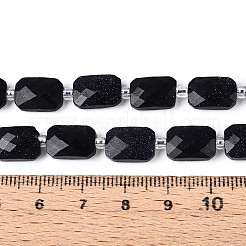 Синтетический синий авантюрин бисер нитей G-T139-83