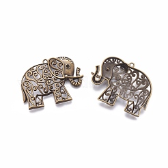 Тибетский сплав стиля большие кулоны TIBEP-29-AB-LF