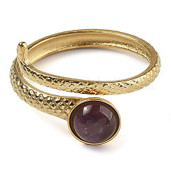 Natürlichen Amethyst Fingerringe&nbsp;RJEW-U027-04G-06