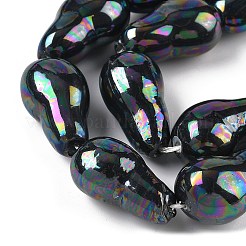 Гальванические стеклянные бусины GLAA-Z013-01B-01