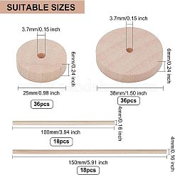 36 набор из 2 стилей китайского вишневого дерева DIY-OC0004-17