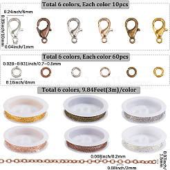 Наборы для самостоятельного изготовления цепочек из латунного кабеля&nbsp;DIY-SP0003-14