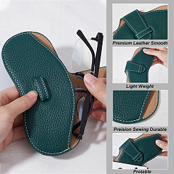 Чехол для очков из искусственной кожи AJEW-CN0002-44C