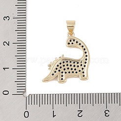 Ottone micro spianare pendenti zirconi&nbsp;KK-E111-45E-G