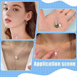 3 шт. 3 стиля 925 серебряных хрустальных подвески-петли FIND-ME0001-73