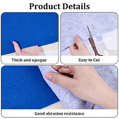 7 pezzo di tessuto non tessuto in feltro a 7 colori&nbsp;DIY-CP0012-69B