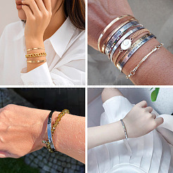 DIY-Kits zur Herstellung von Manschettenarmbändern&nbsp;DIY-TA0014-48A