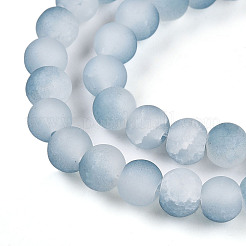 Perle di vetro crackle&nbsp;X1-GLAA-N009-6mm-06
