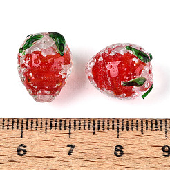 Бусы лэмпворк ручной работы&nbsp;LAMP-N036-05B