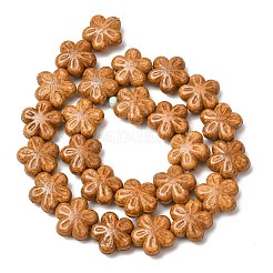 Cuentas de porcelana vintage hechas a mano&nbsp;PR-CBAA37B-07F