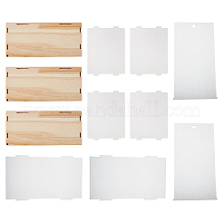 2-ярусная прозрачная акриловая витрина для минифигурок ODIS-WH0043-24B