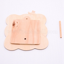 Cadres photo en bois naturel non finis&nbsp;WOOD-WH0110-30