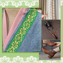 14 м 2 цвета полиэстеровые ленты с вышивкой в этническом стиле OCOR-PH0002-05