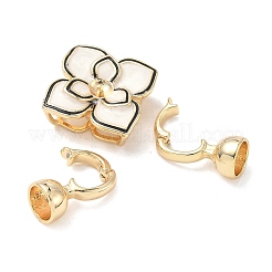 Застежки-застежки из латуни с эмалью&nbsp;KK-U059-45G