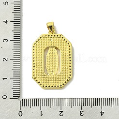 Micro spianare pendenti in ottone dorato zirconi&nbsp;KK-H472-14G-13