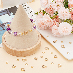 30 шт. латунные пружинные кольцевые застежки DIY-BBC0001-49