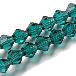 Imitazione sfaccettato cristallo austriaco fili di perle&nbsp;G-M180-6mm-24A