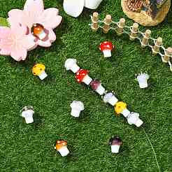 14шт 7 цвета бусины с эмалью лэмпворк ручной работы&nbsp;LAMP-CJ0002-87