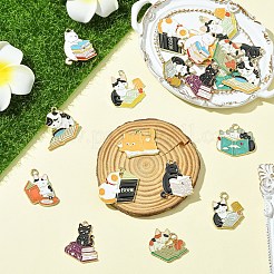 22шт 11 стиля подвески из сплава с эмалью&nbsp;ENAM-YW0005-23