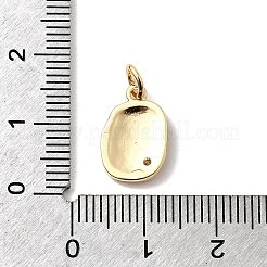 Латунные микро проложить кубического циркония подвески&nbsp;KK-H089-09G