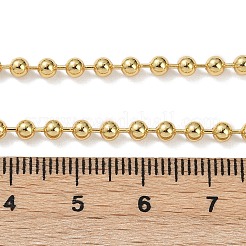 Ожерелья-цепочки из латуни с покрытием стойки для женщин NJEW-G102-01A-G