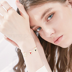 60шт 3 цвета сплава эмаль подвески ENAM-HY0001-35