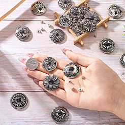 9 стиль заклепки из сплава декоративные&nbsp;BUTT-SW0001-04A