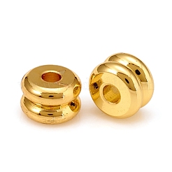 Perline distanziali in ottone placcato di lunga durata&nbsp;X-KK-D160-21G