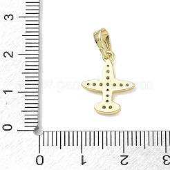 Colgantes de latón con cristales de imitación&nbsp;RB-CBA6830-08G